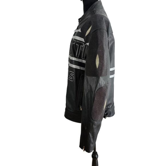 Motorcycle Leather Jacket - Picture 4 of 12